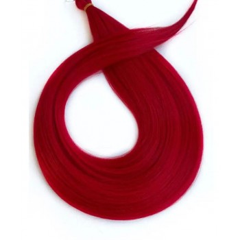 Colored Natural Asian hair flat tip 60cm - 1 strand