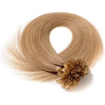 Natural Asian hair flat tip 50cm - 25 strands