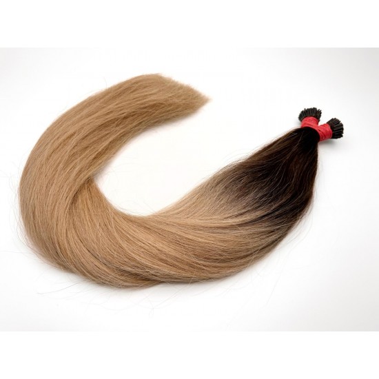 European Natural Hair Ombre I-tip Bond #4/8.1 60cm - 25 strands